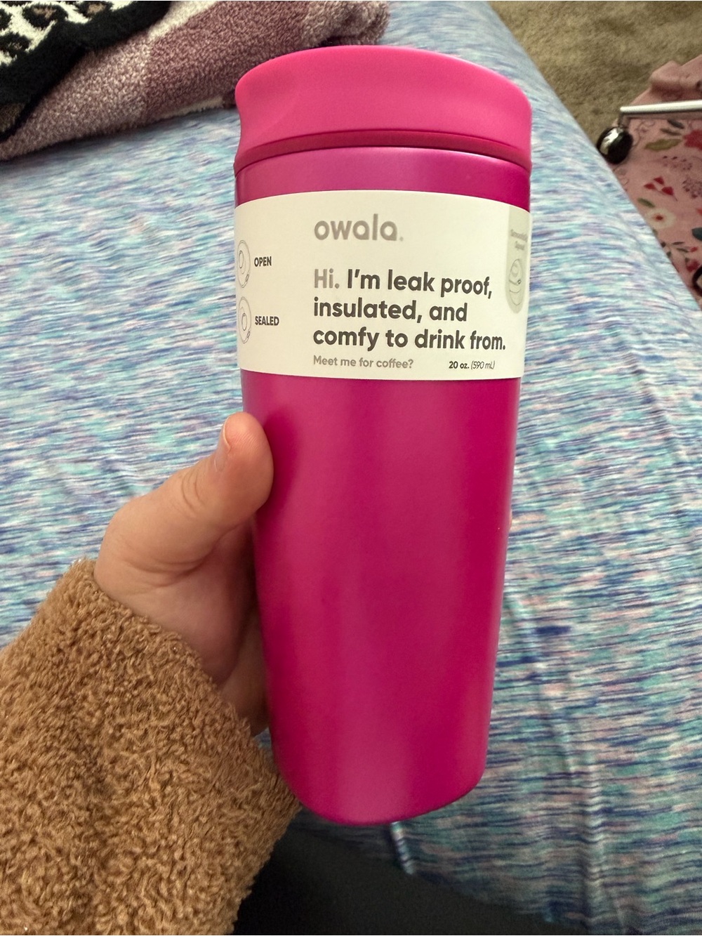 Owala Insulated Travel Tumbler - Pink